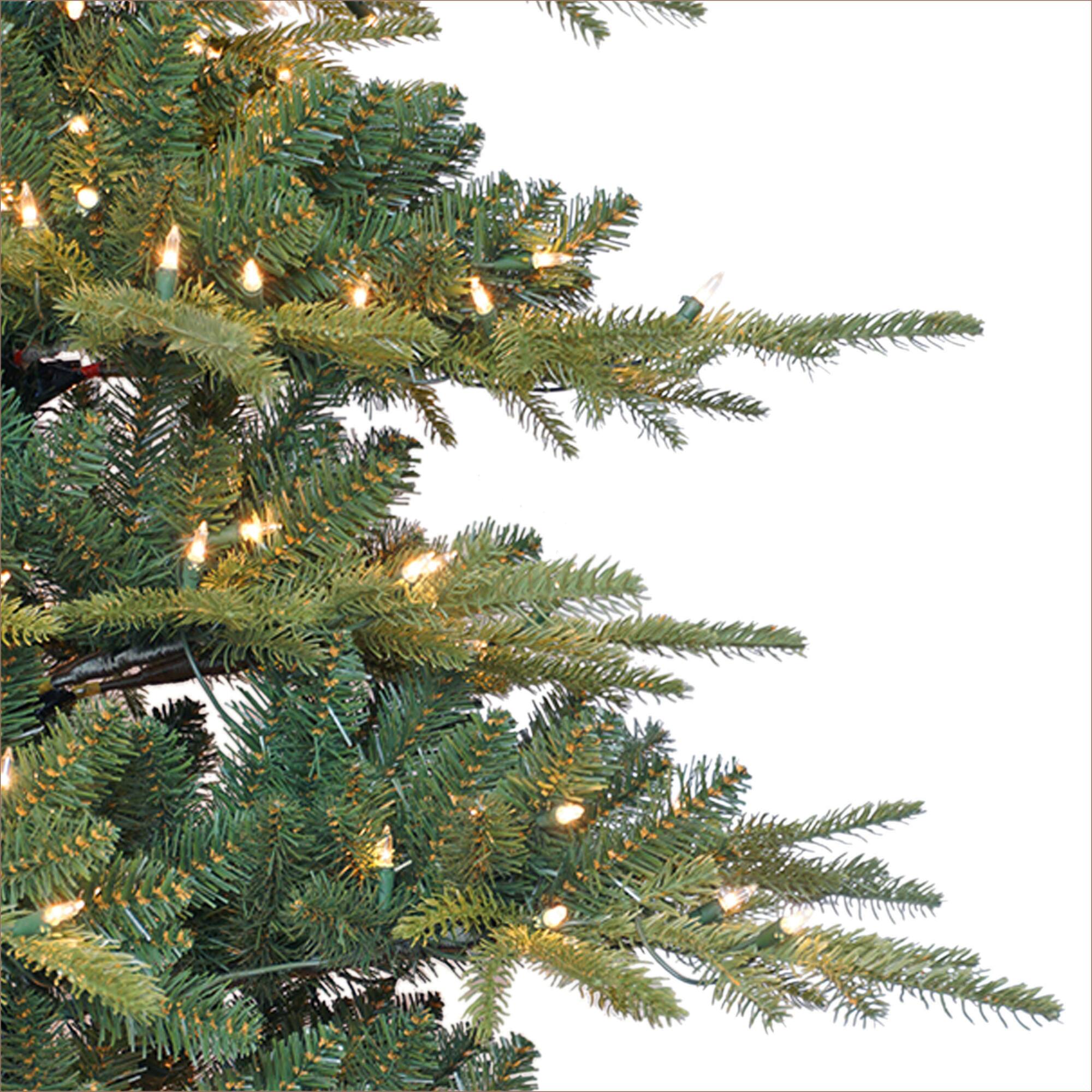 7.5ft. Pre-Lit Utah Artificial Fir Christmas Tree, Clear Lights
